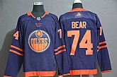Oilers 74 Ethan Bear Navy Adidas Jersey,baseball caps,new era cap wholesale,wholesale hats
